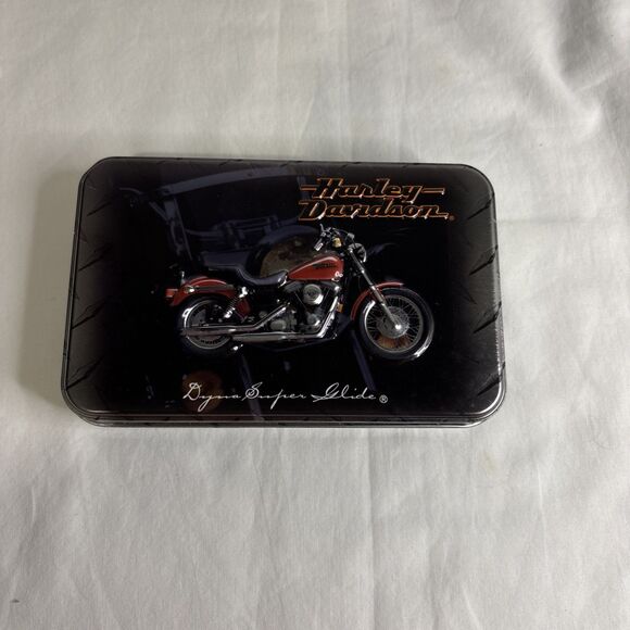 1999 Harley Davidson 2 Decks Playing Card Numbered Limited Edition Collector Tin - Picture 3 of 7
